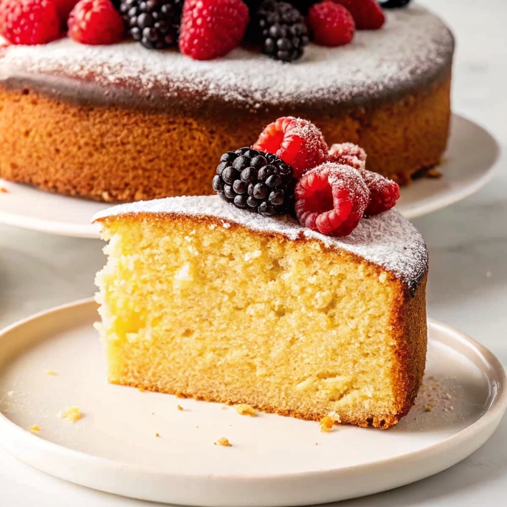 Milk cake with condensed milk freshly baked