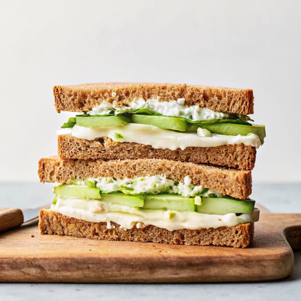 Grilled pickle bread sandwich with cheddar cheese