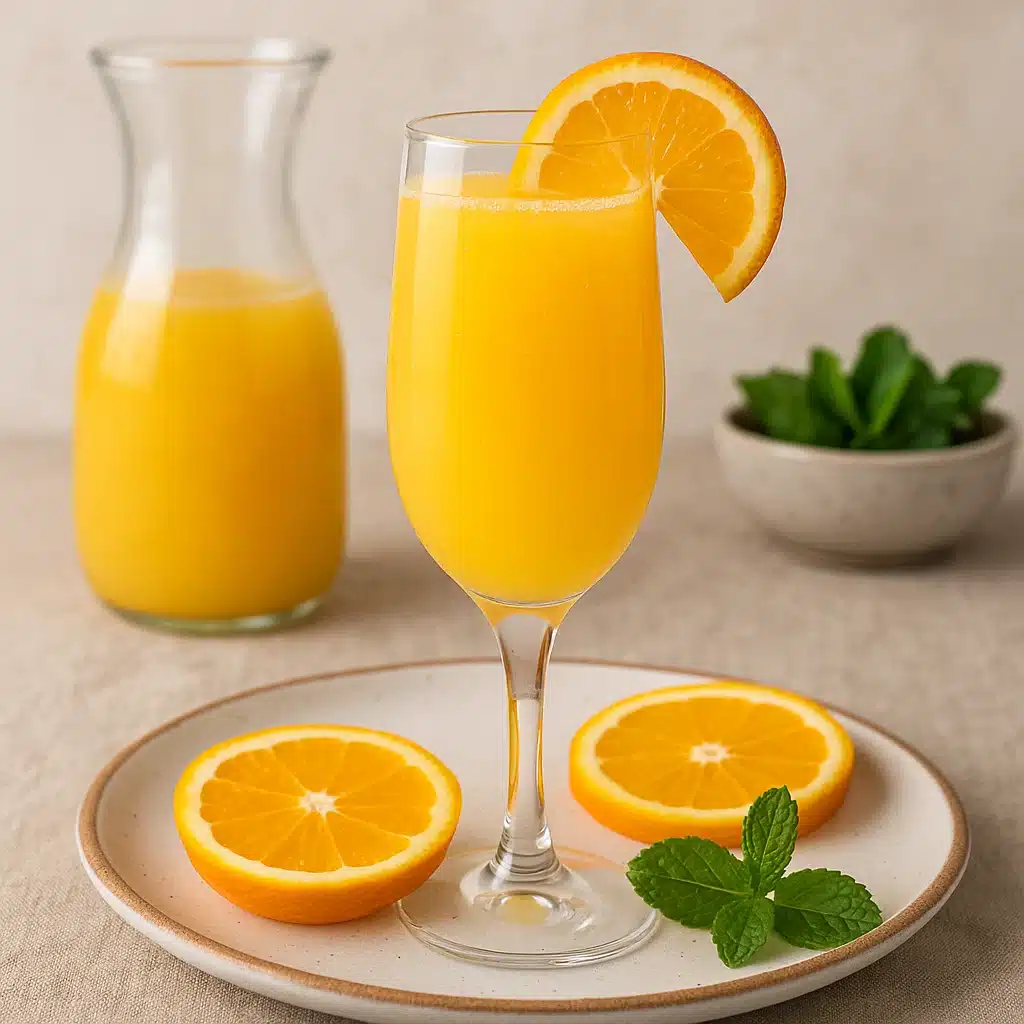 Mockmosa served at brunch