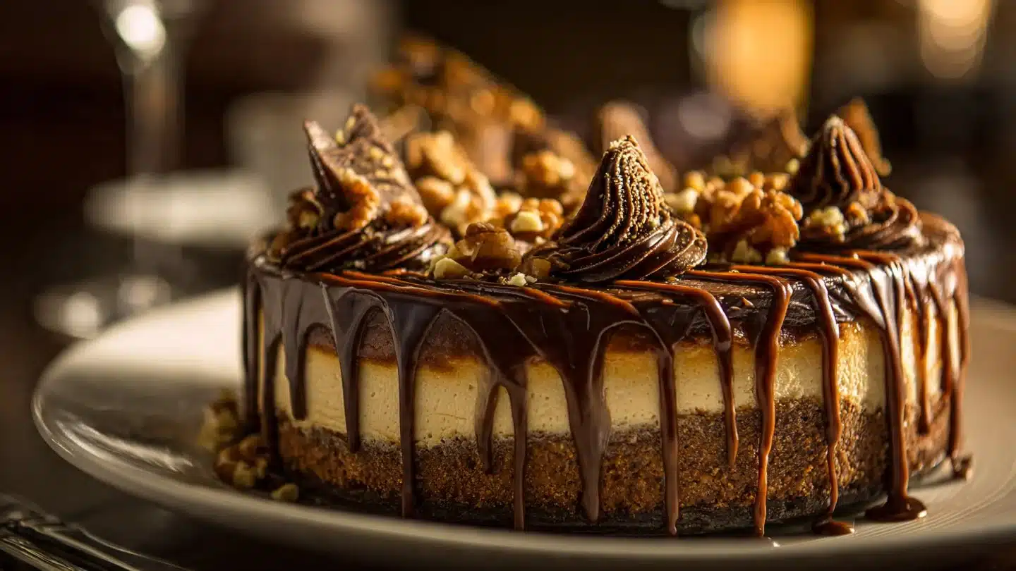 German Chocolate Cheesecake
