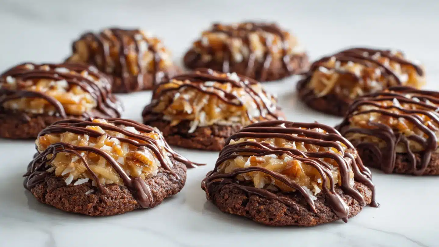 German Chocolate Cookies