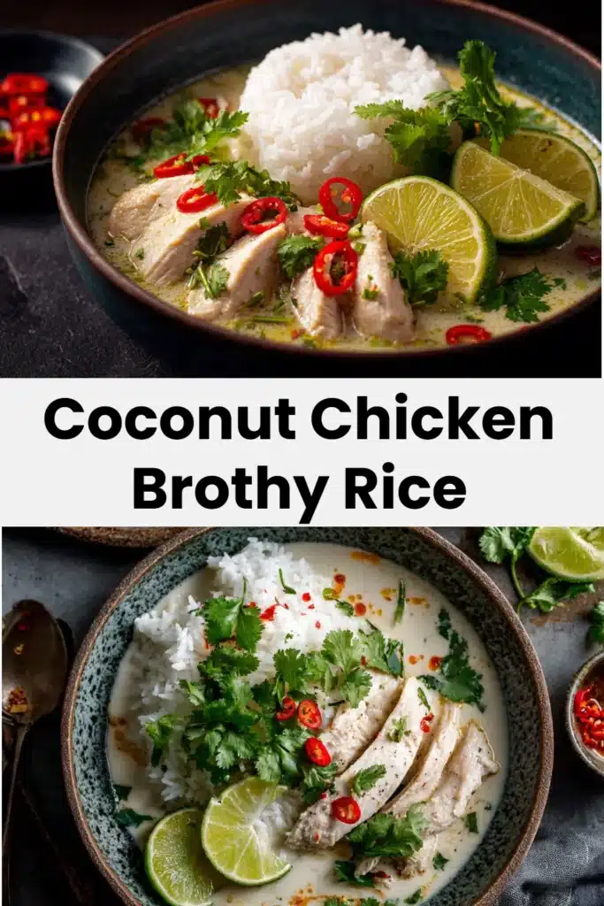 Coconut Chicken Brothy Rice