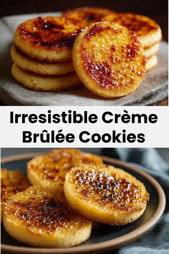 Irresistible Crème Brûlée Cookies