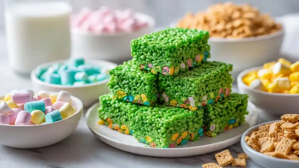 Lucky Charms Rice Krispie Treats