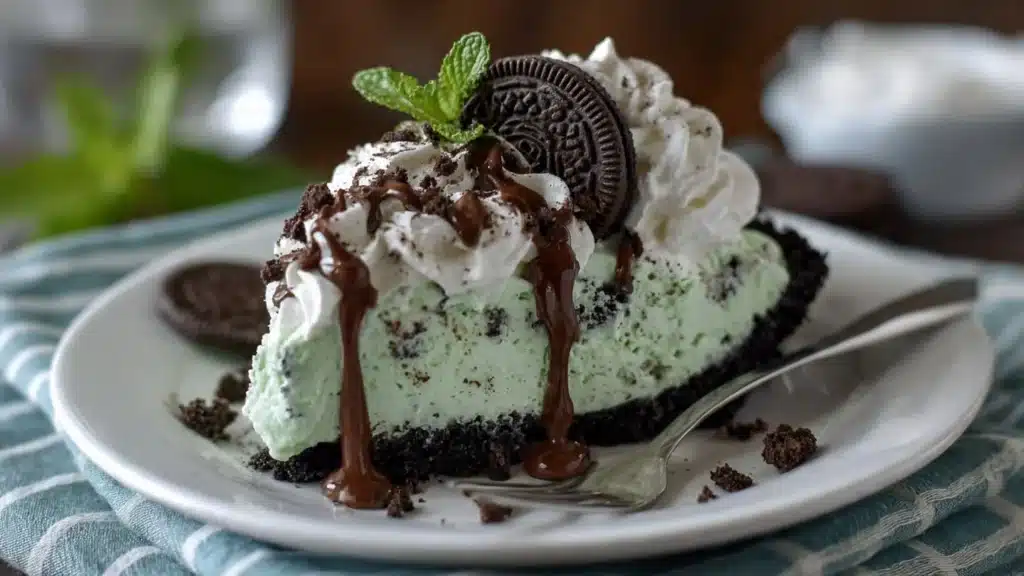 No-Bake Grasshopper Pie