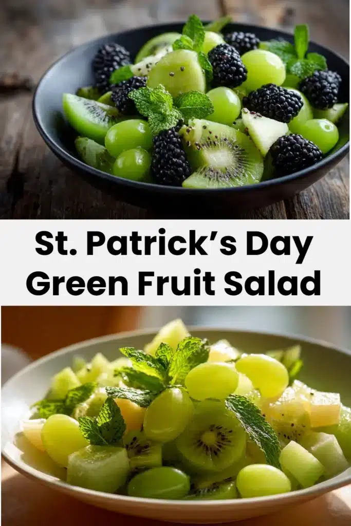 St. Patrick’s Day Green Fruit Salad