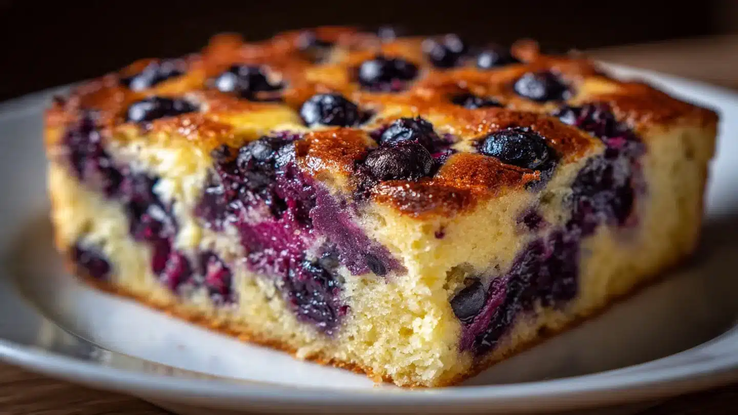 Blueberry Cottage Cheese Breakfast Bake