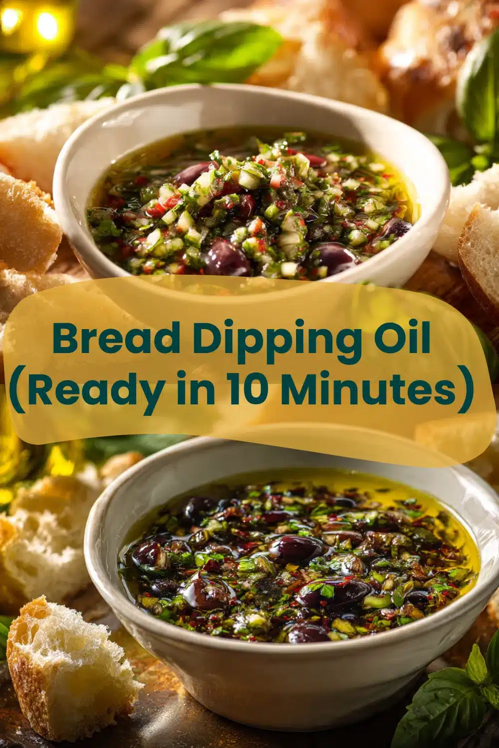 Bread Dipping Oil (Ready in 10 Minutes)