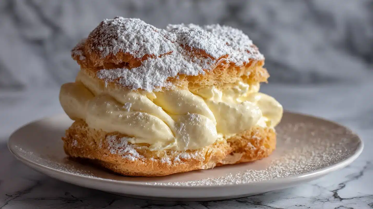 Carpathian Cream Cake (Karpatka): Fluffy Choux & Silky Pastry Cream