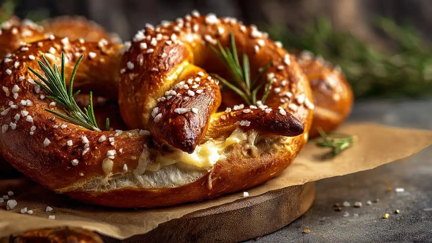 Cheese-Stuffed Pretzels