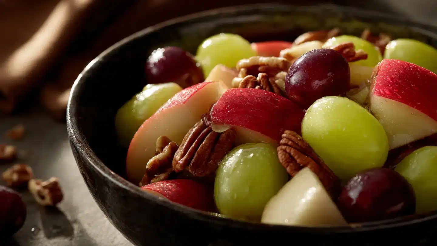 Cinnamon Apple Grape Salad