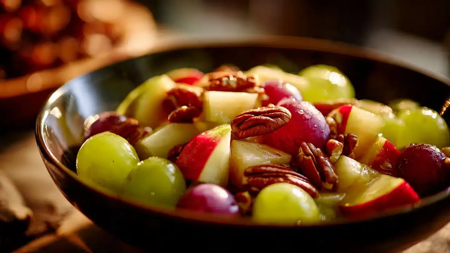 Cinnamon Apple Grape Salad