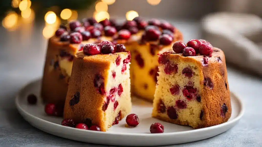 Cranberry Christmas Cake