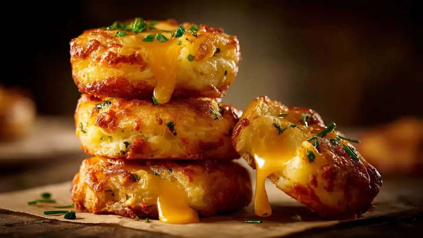Crispy Cheesy Mashed Potato Bites