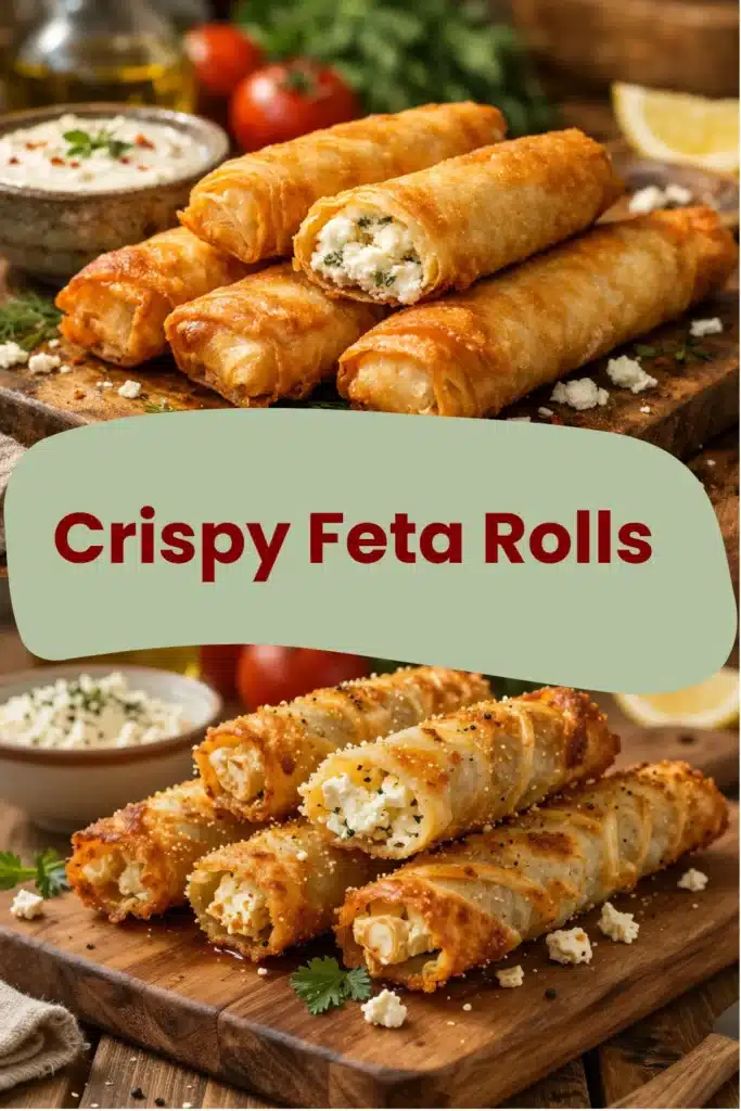 Crispy Feta Rolls