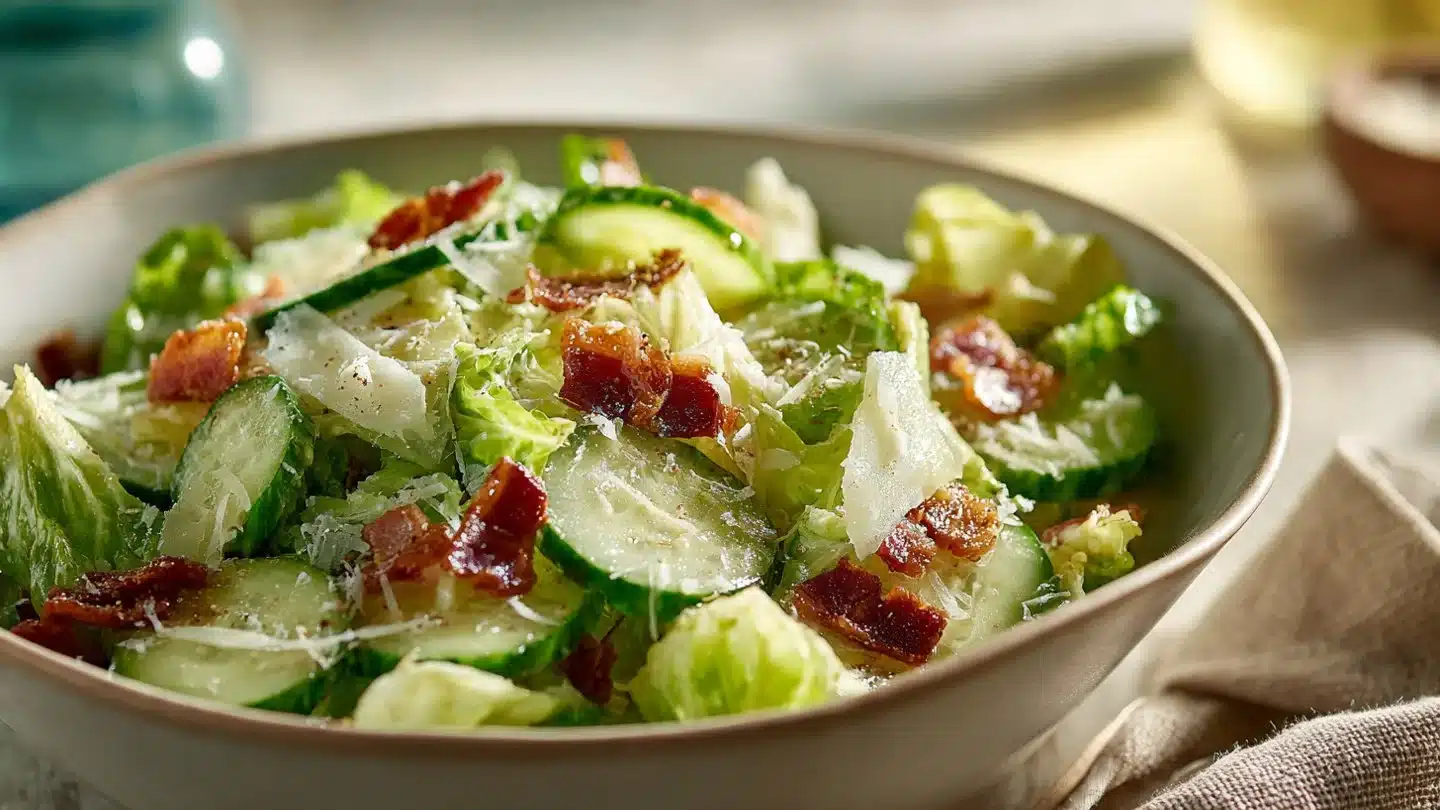Cucumber Caesar Salad: A Refreshing Twist on a Classic