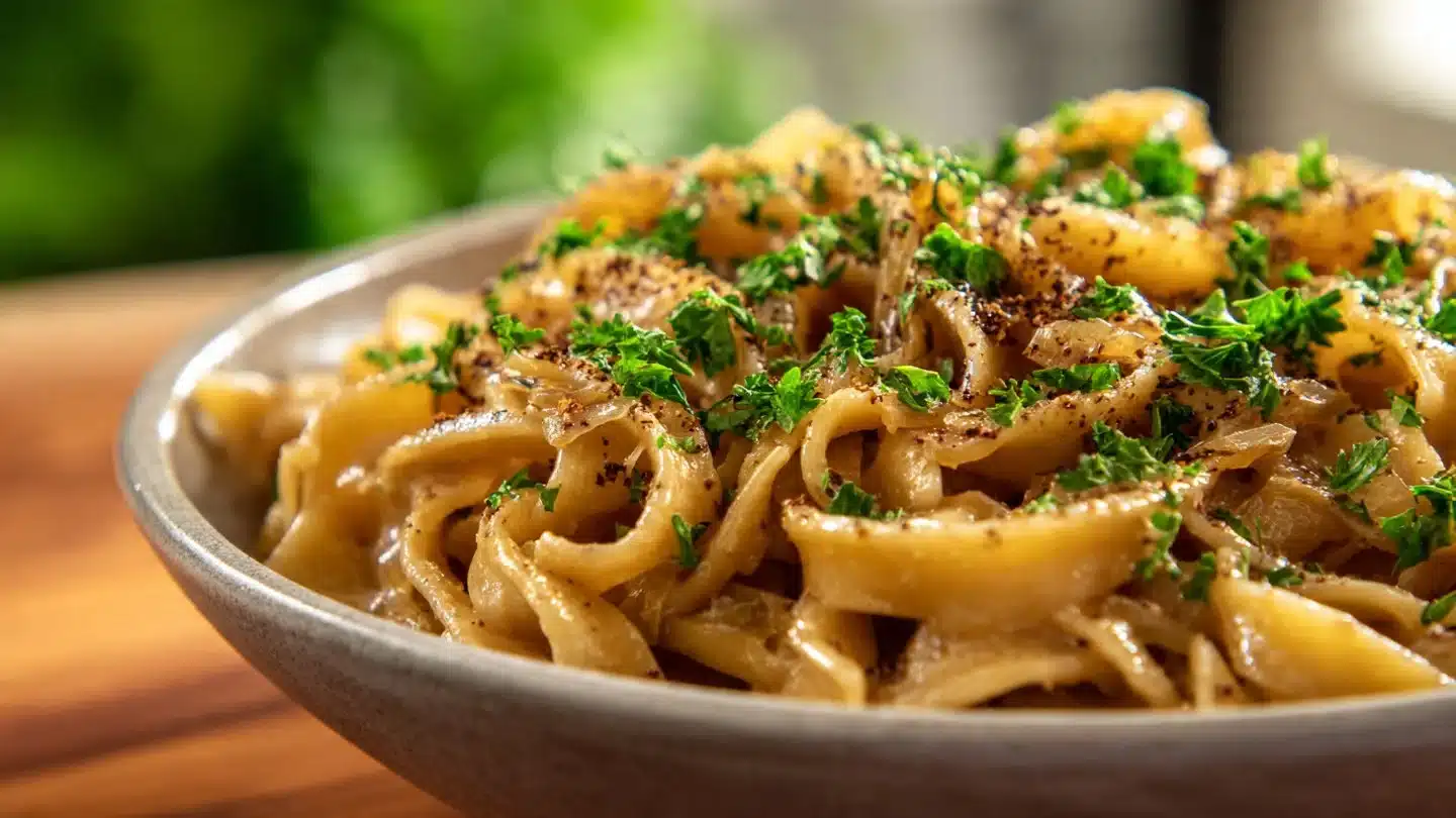 Easy French Onion Pasta