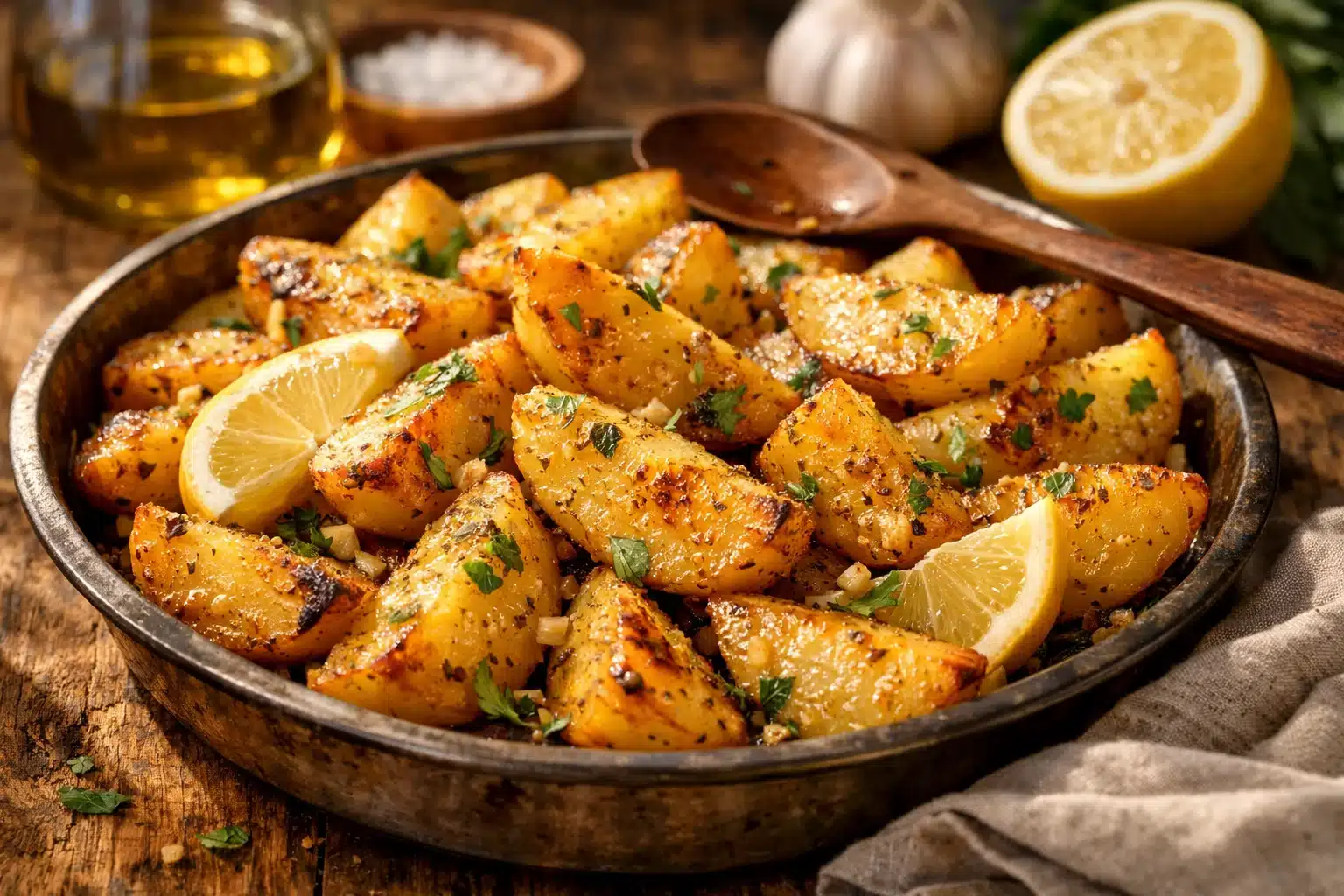 Greek-Style Lemon Potatoes
