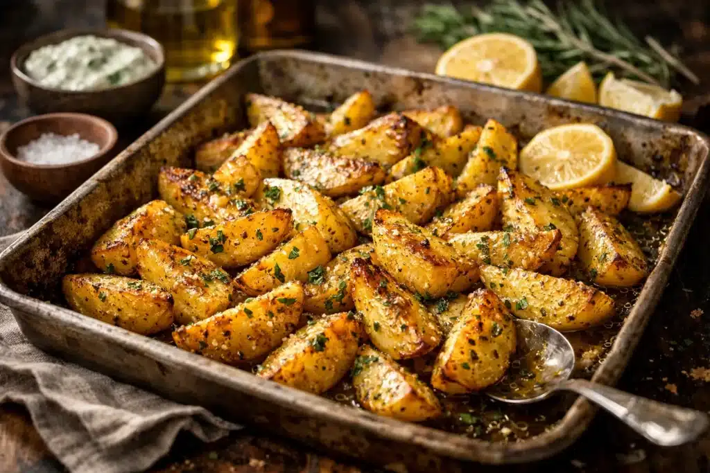 Greek-Style Lemon Potatoes