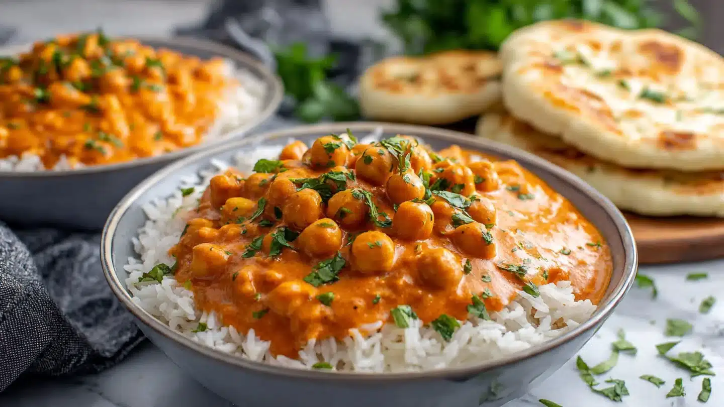 Healthy Chickpea Tikka Masala Recipe