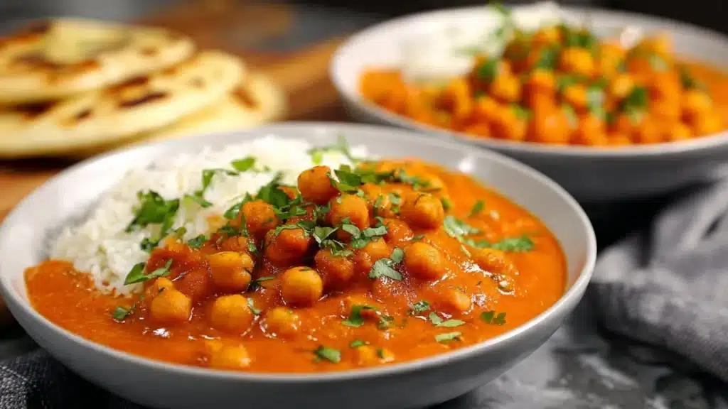 Healthy Chickpea Tikka Masala Recipe