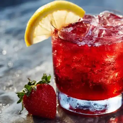The Best Hibiscus Tea Strawberry-Lemonade Refresher
