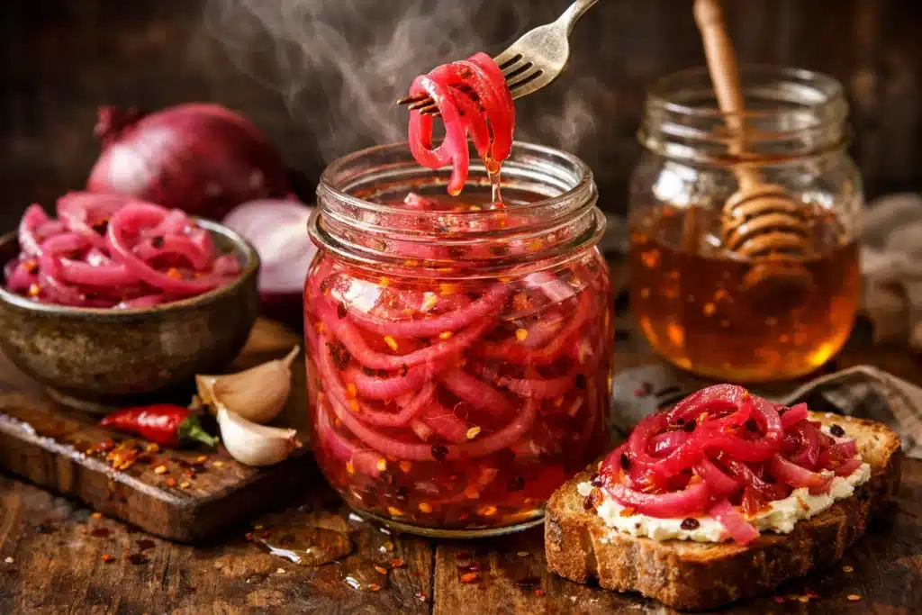 Hot Honey Pickled
