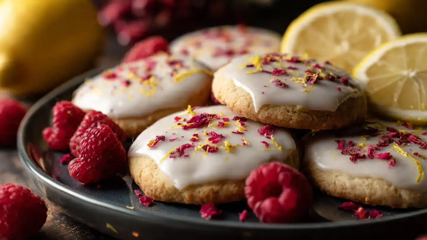Lemon Raspberry Cookies