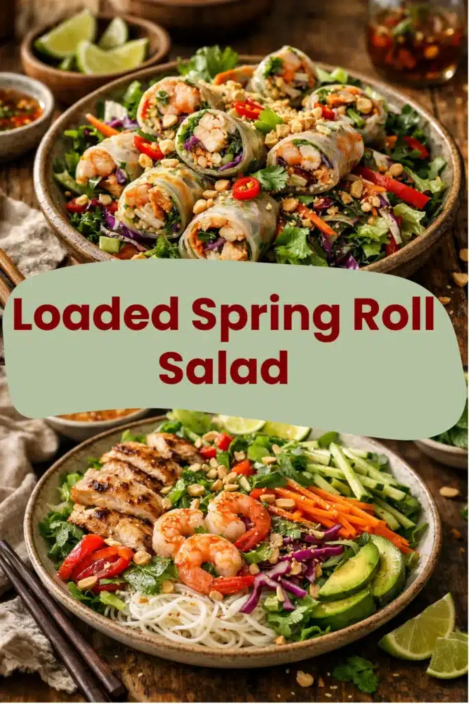 Loaded Spring Roll Salad