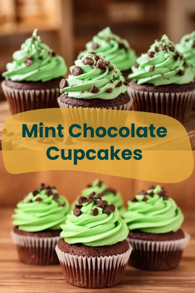 Mint Chocolate Cupcakes