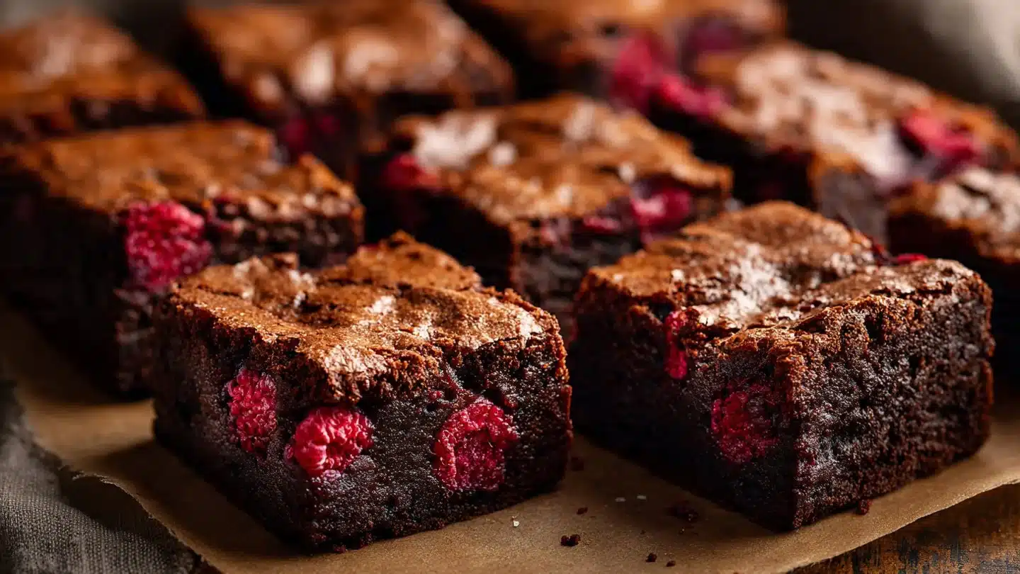 Raspberry Brownies