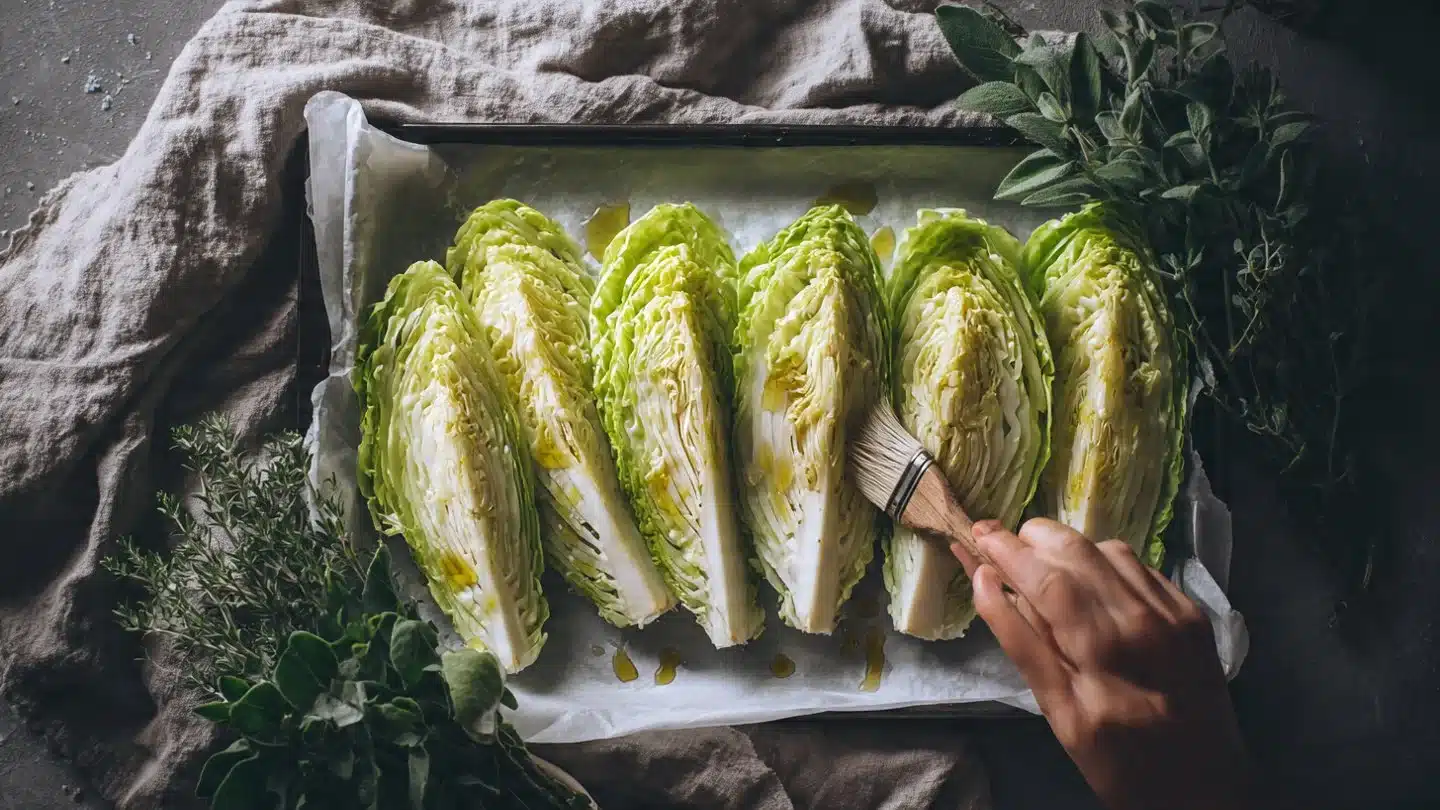 Roasted Cabbage Wedges