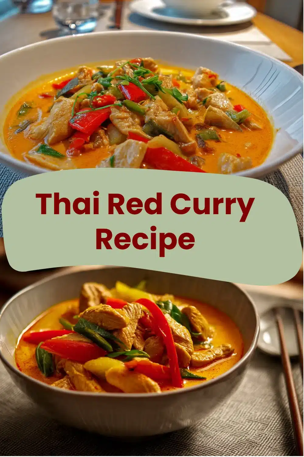 Thai Red Curry Recipe