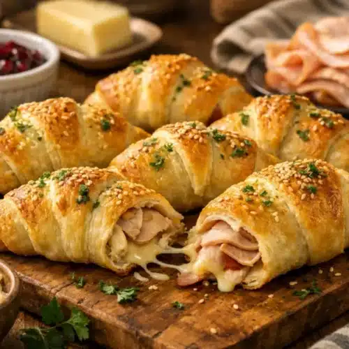 Turkey and Cheese Crescent Rolls
