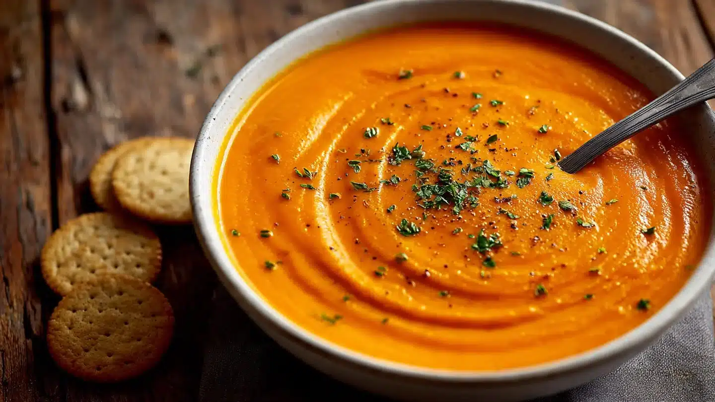 Vegan Carrot Ginger Soup