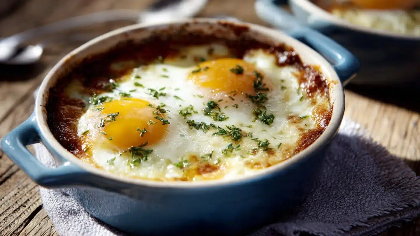 Golden Baked Eggs Napoleon: Crispy Phyllo & Creamy Ricotta Brunch