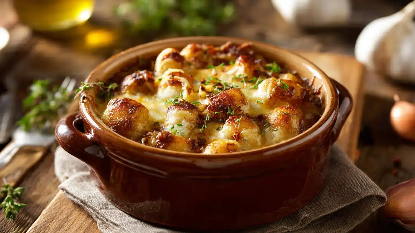 Baked French Onion Gnocchi: A Cozy Comfort Food Delight