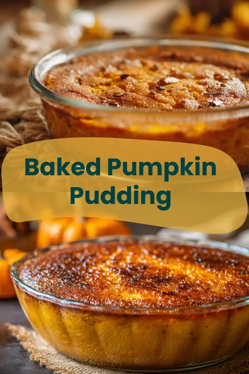 Baked Pumpkin Pudding