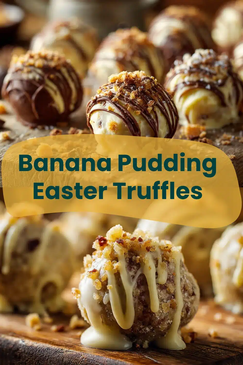 Banana Pudding Easter Truffles