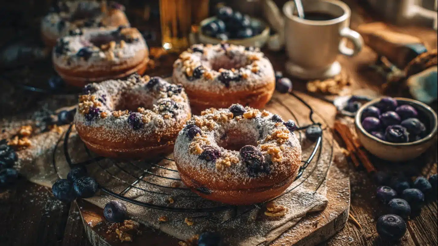 Blueberry Cake Donuts: A Sweet Twist for Your Taste Buds 🍩💙