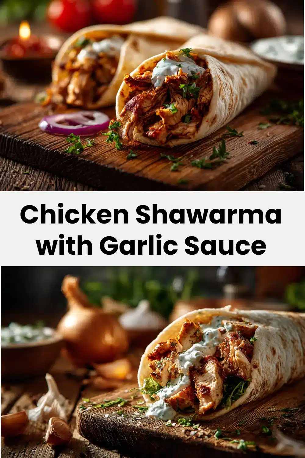 Chicken Shawarma with Garlic Sauce
