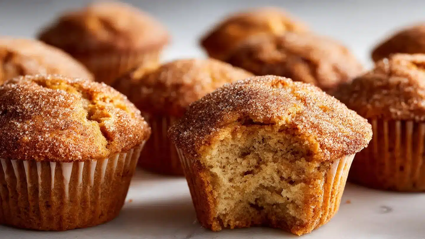 Cinnamon Applesauce Muffins