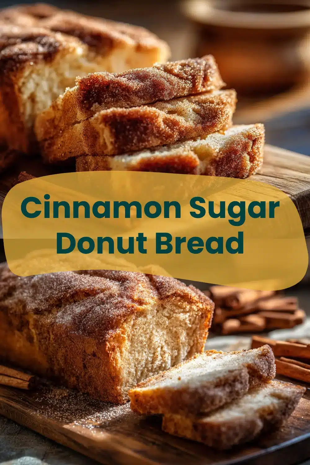 Cinnamon Sugar Donut Bread
