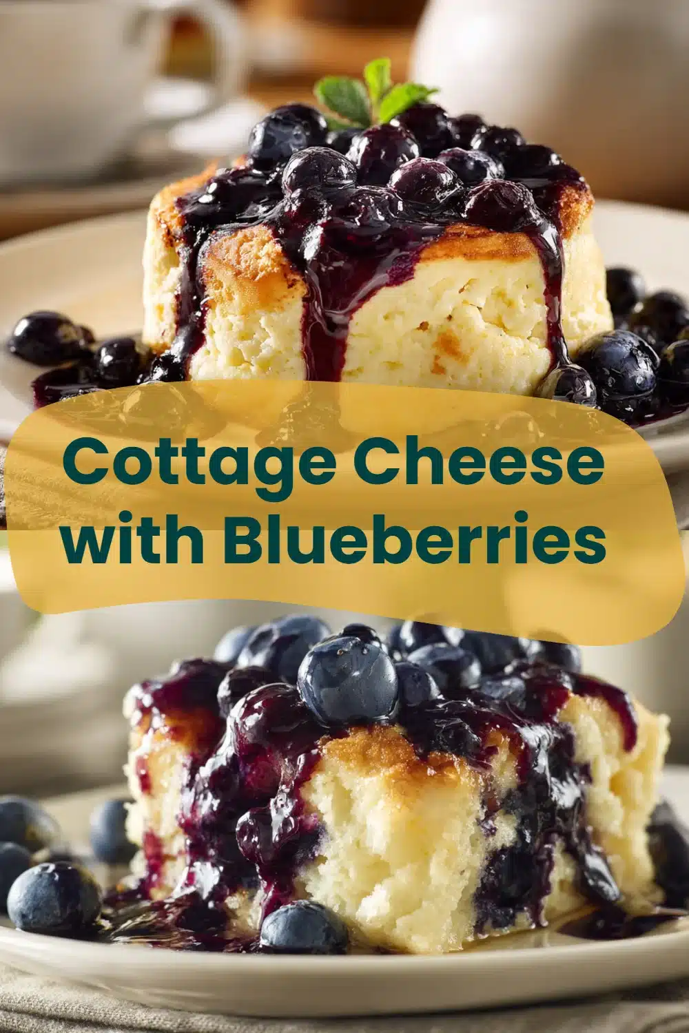 Cottage Cheese with Blueberries