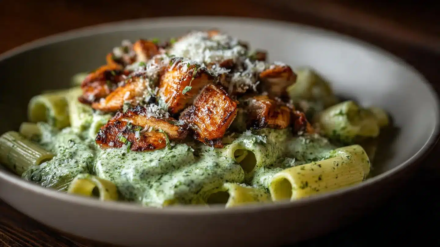 Creamy Pesto Chicken Pasta