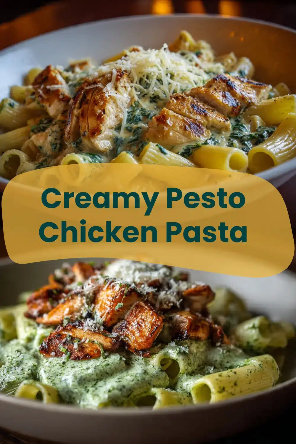 Creamy Pesto Chicken Pasta