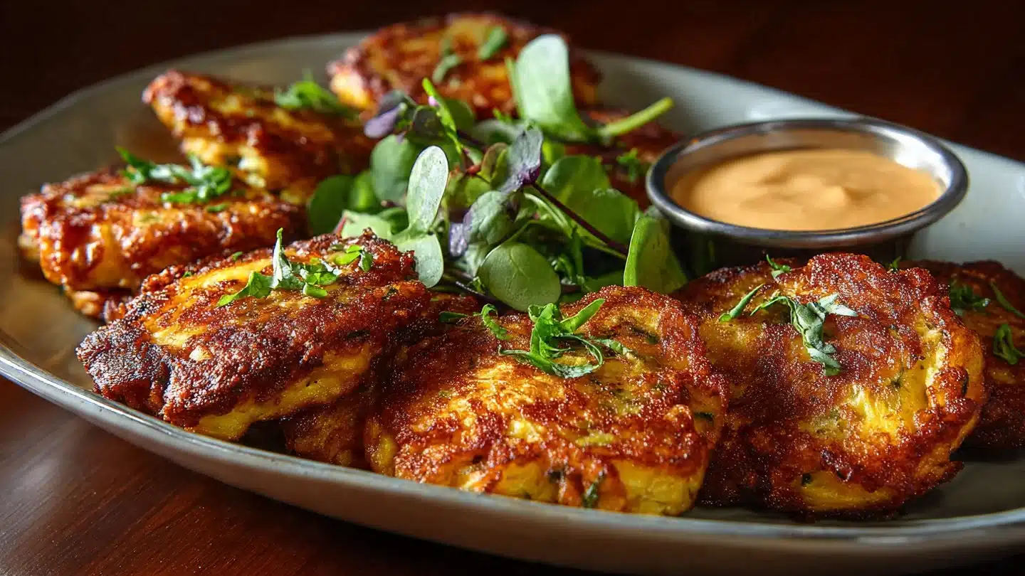 Crispy Amish Onion Fritters