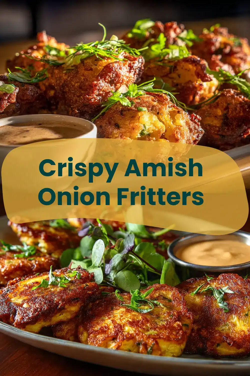 Crispy Amish Onion Fritters