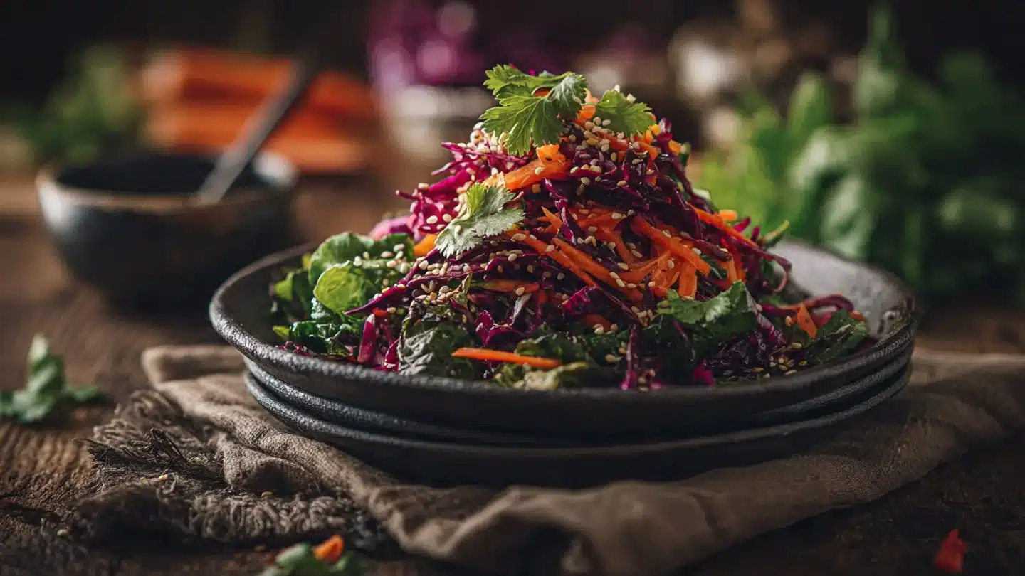 Crunchy Asian Cabbage Slaw with Addictive Sesame Dressing: A Bright, Bold, Irresistible Classic