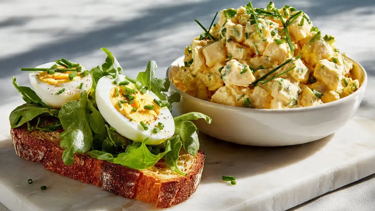 Creamy Deviled Egg Chicken Salad : The Ultimate Picnic Sandwich